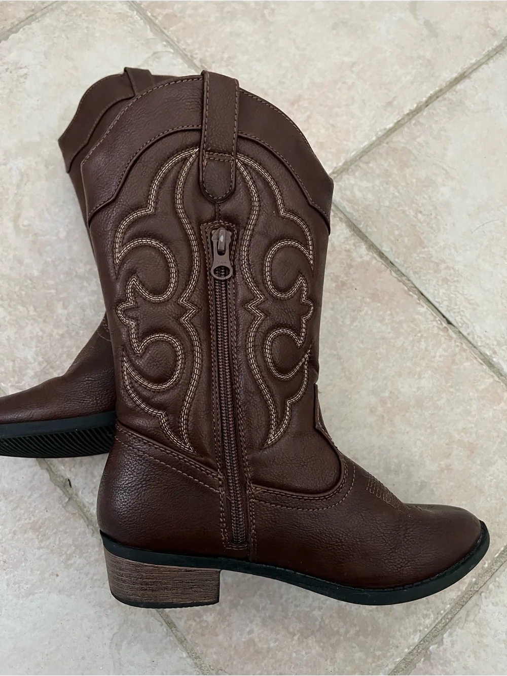 Kids' Montana Western Boots - Cat & Jack™ Brown 3
